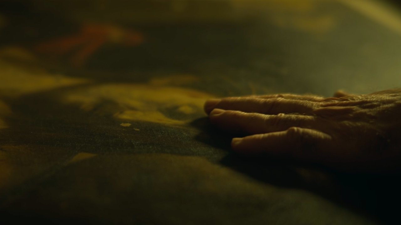 The Sleeper. The Lost Caravaggio backdrop