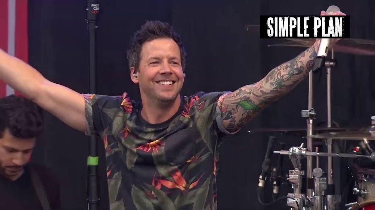 Simple Plan - Live Rock AM Ring backdrop