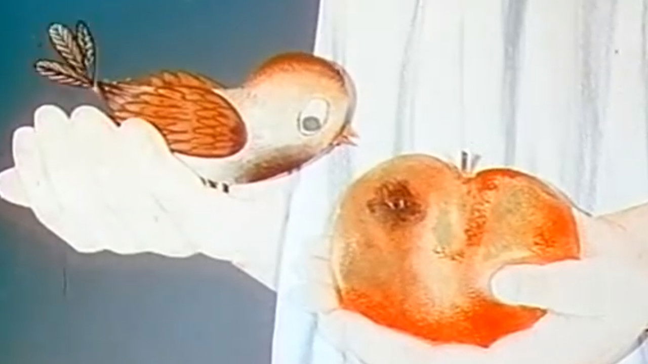 Majlinda and the Little Bird backdrop