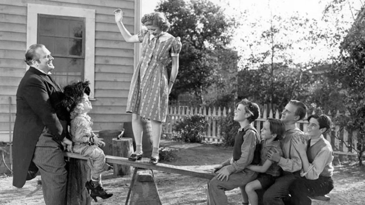 Five Little Peppers at Home backdrop