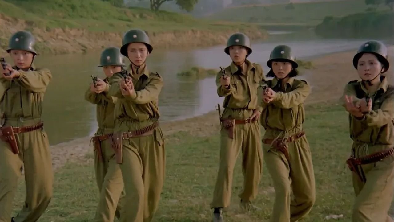 A Woman Commando backdrop