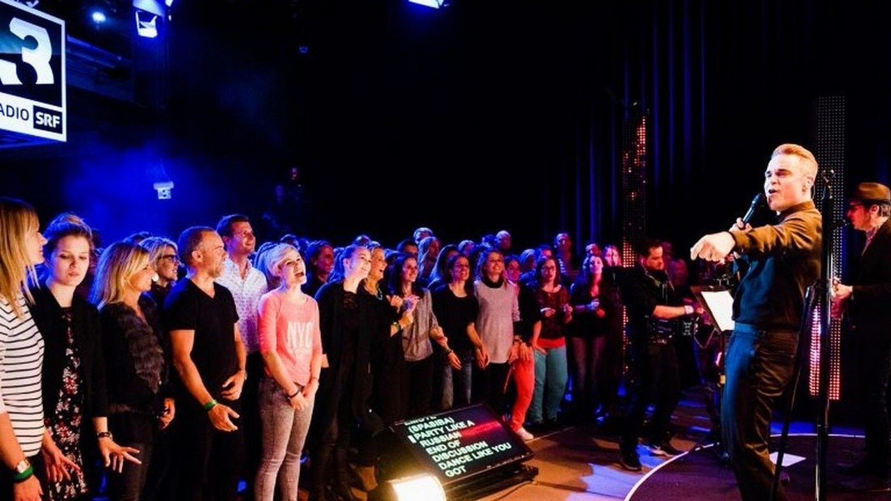 Robbie Williams - SRF 3 Showcase backdrop