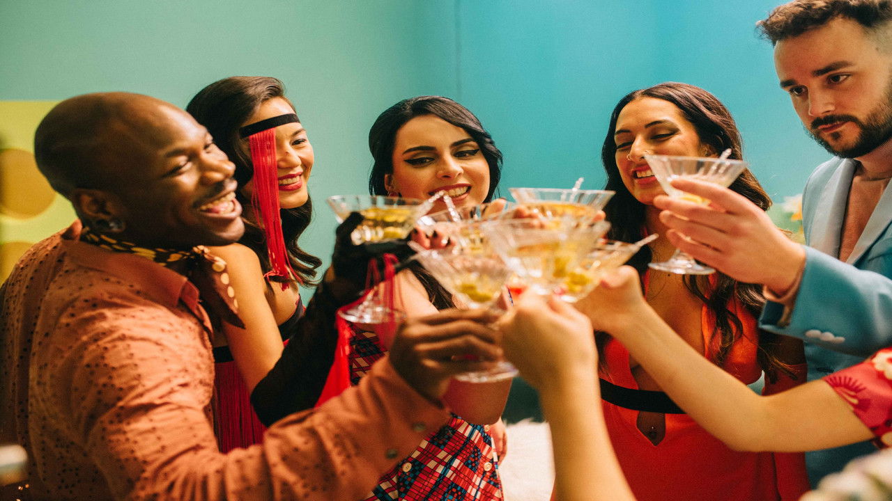 Dirty Martini Sex Party backdrop