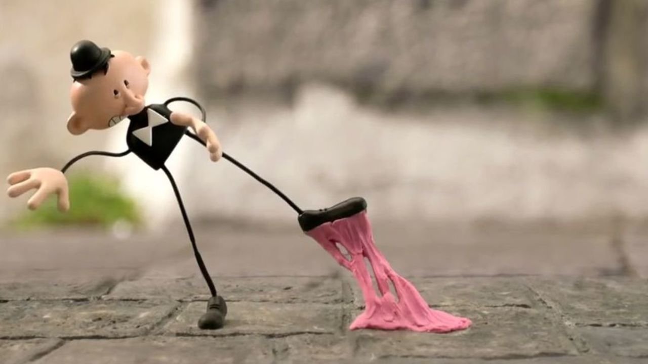 The tiniest man in the world backdrop