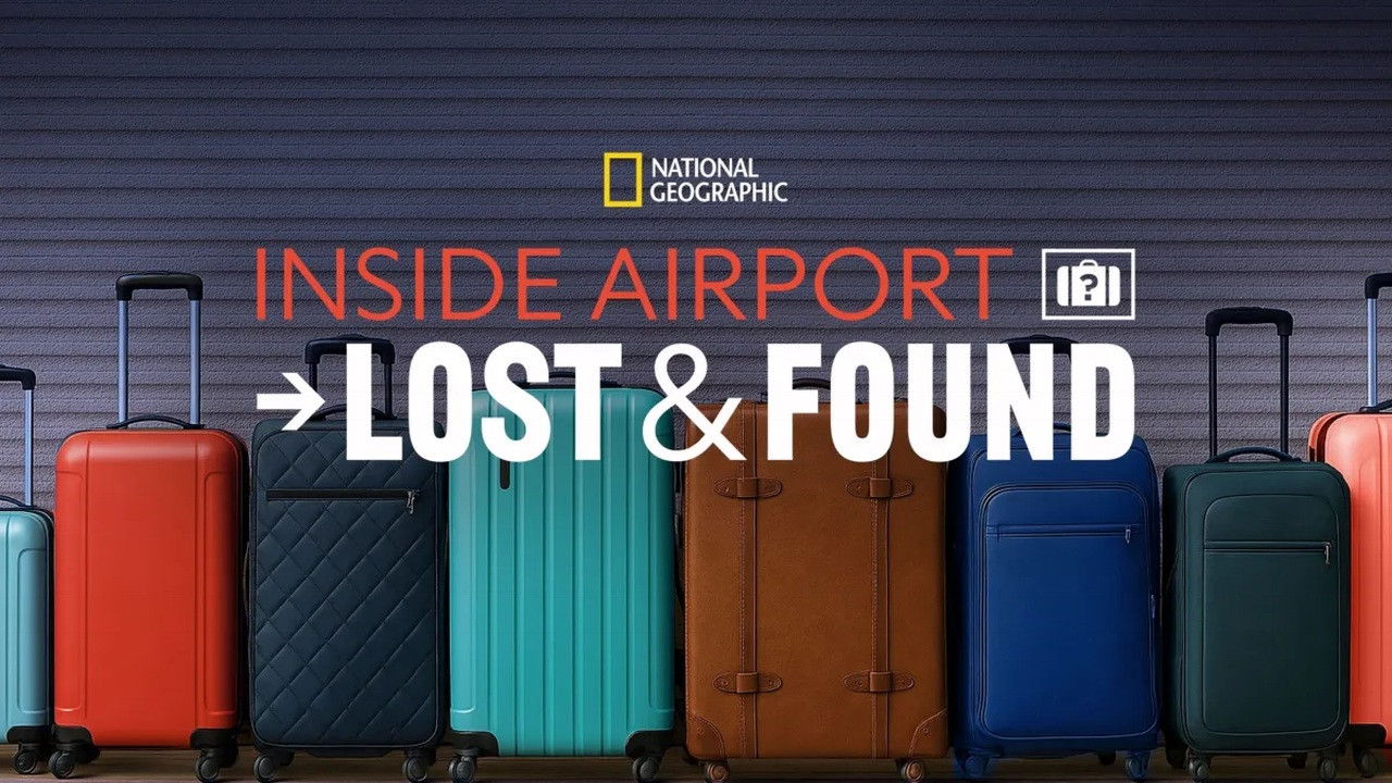 Inside Airport Lost & Found backdrop