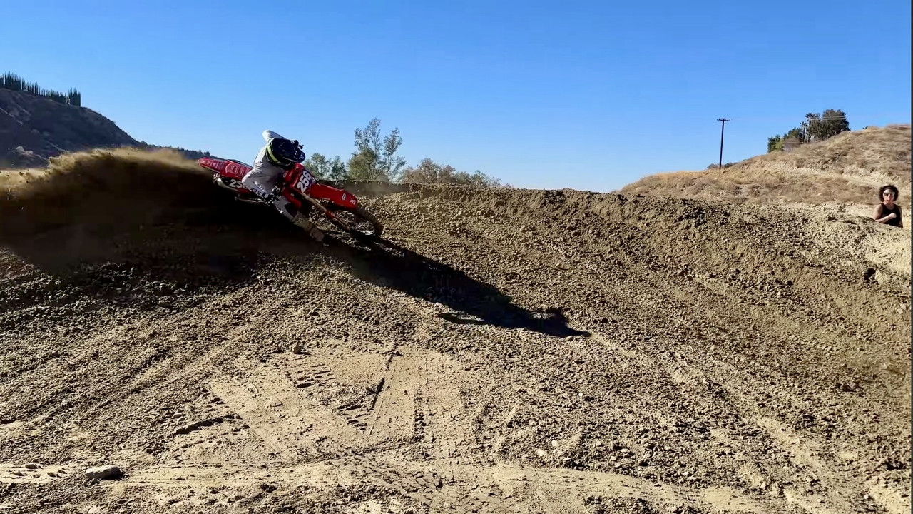 Riding & Watching my First AMA Supercross backdrop