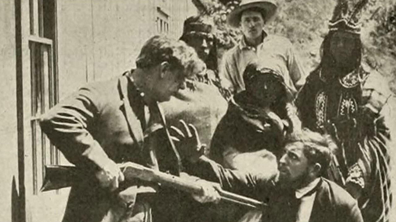 Broncho Billy Gets Square backdrop