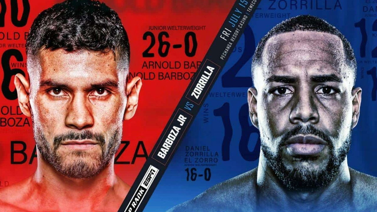 Arnold Barboza Jr vs. Danielito Zorrilla backdrop