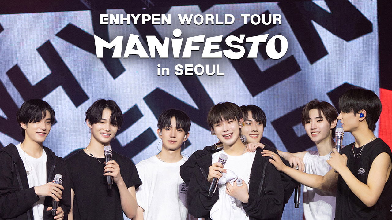 ENHYPEN MANIFESTO in SEOUL backdrop