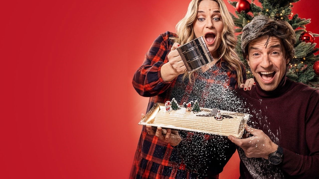 Snackmasters Kerst backdrop