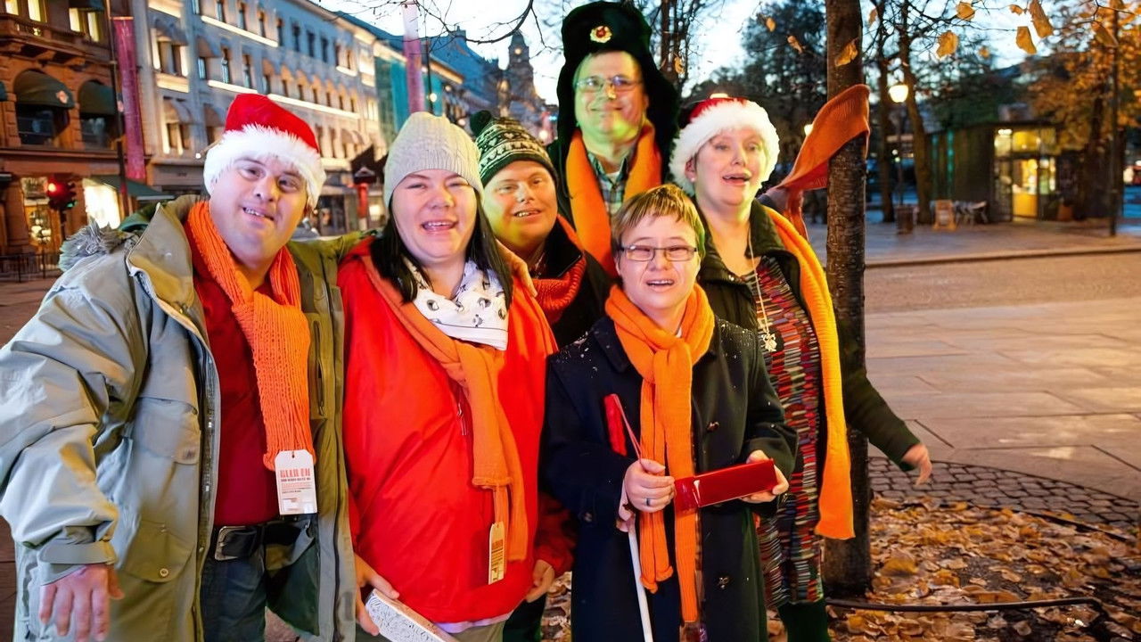 Jul i Tangerudbakken backdrop