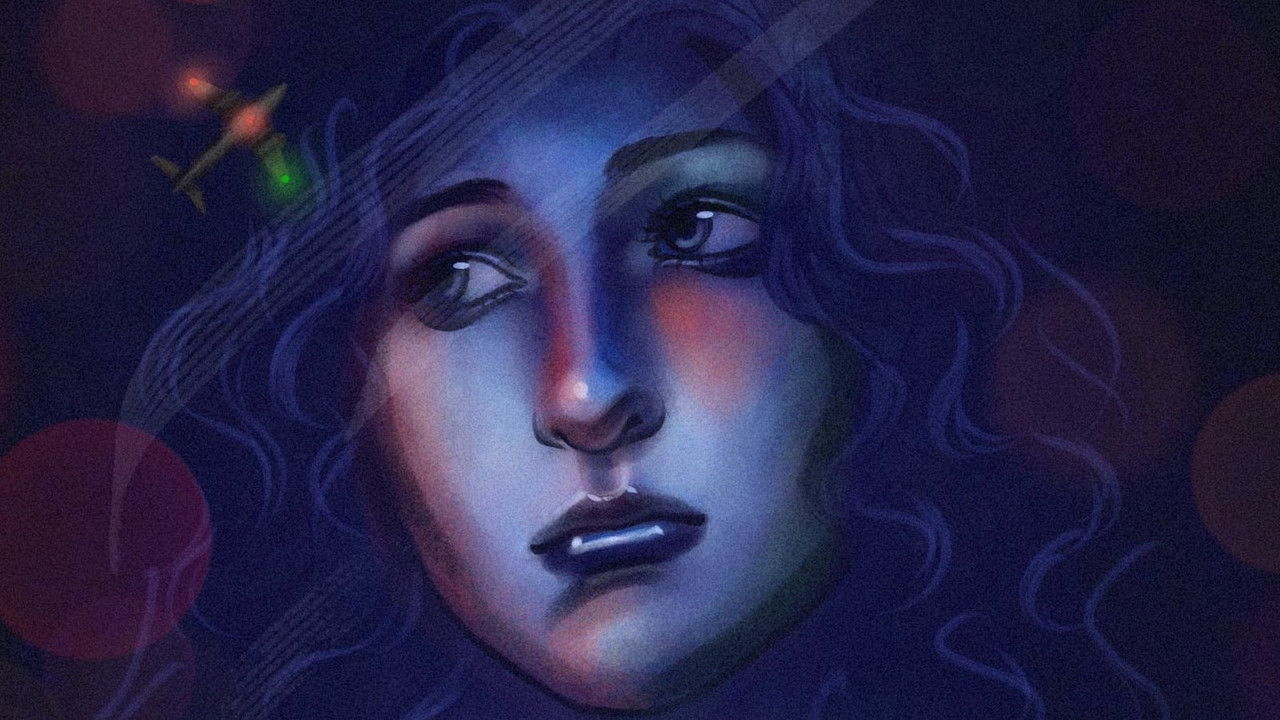 An Arrow Held Back backdrop