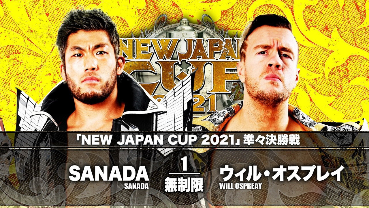NJPW New Japan Cup 2021 - Day 11 backdrop