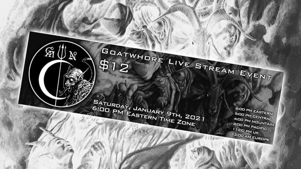 Goatwhore: Live Stream Event backdrop