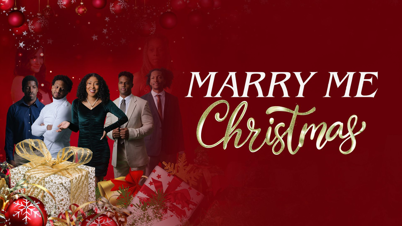 Marry Me Christmas backdrop