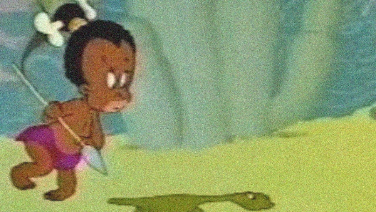 Caveman Inki backdrop