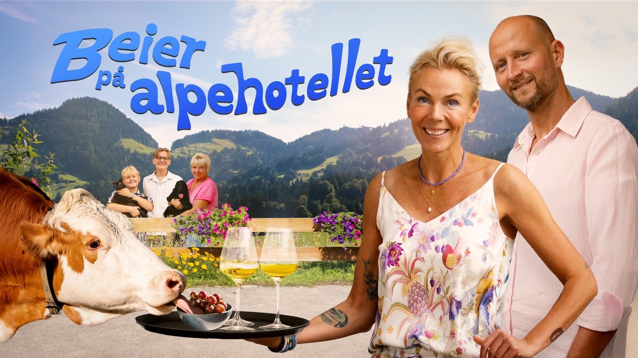 Beier at the alpine hotel backdrop