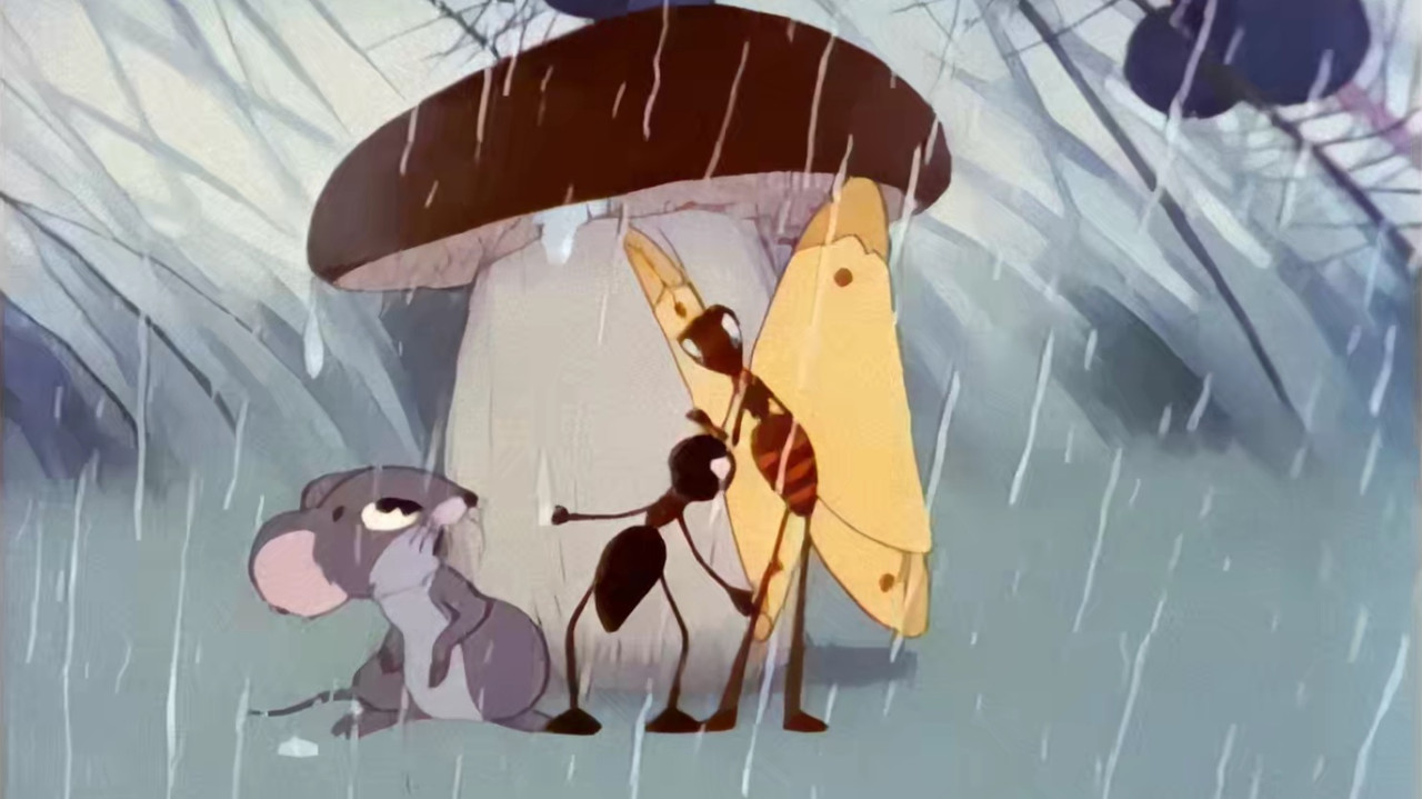 Грибок-теремок backdrop