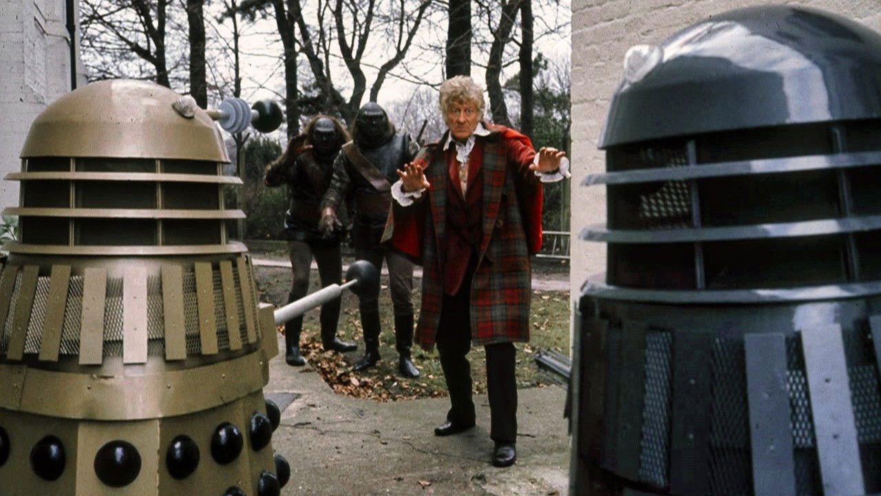 Doctor Who: Day of the Daleks backdrop