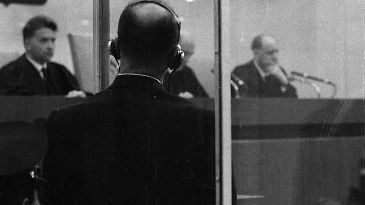 The Eichmann Trial backdrop