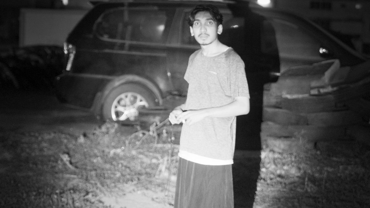 A person who sleeps and dreams backdrop