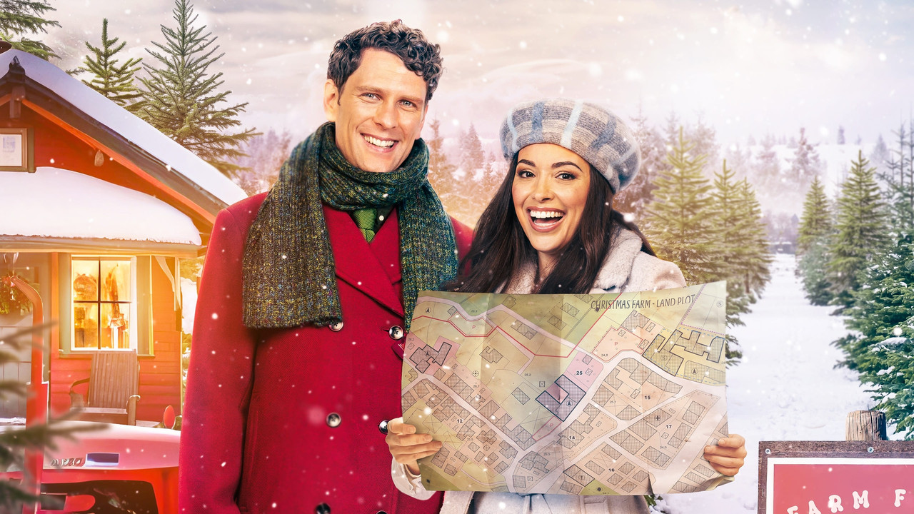 Christmas at Carbell Family Farm backdrop