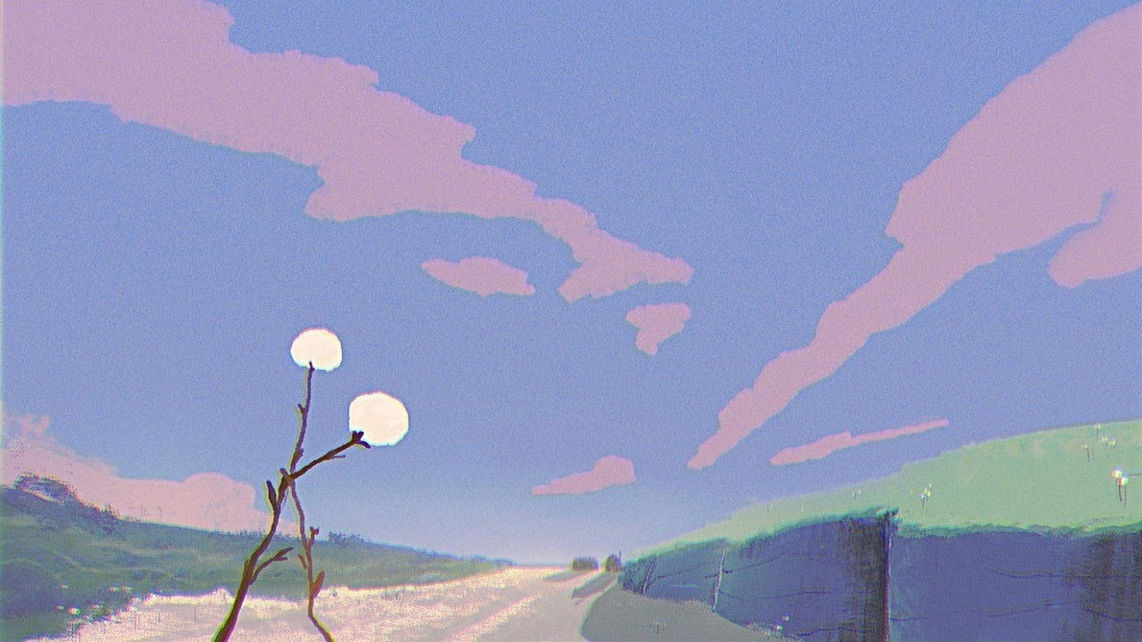 La mucca nel cielo backdrop