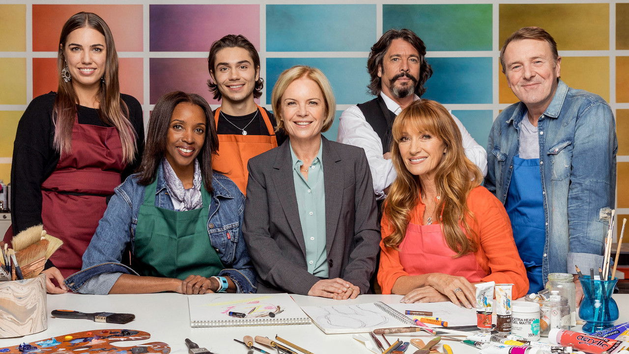 Celebrity Painting Challenge backdrop