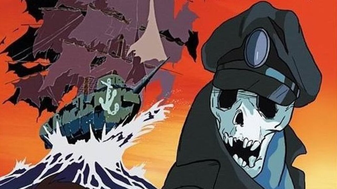 Flying Phantom Ship backdrop