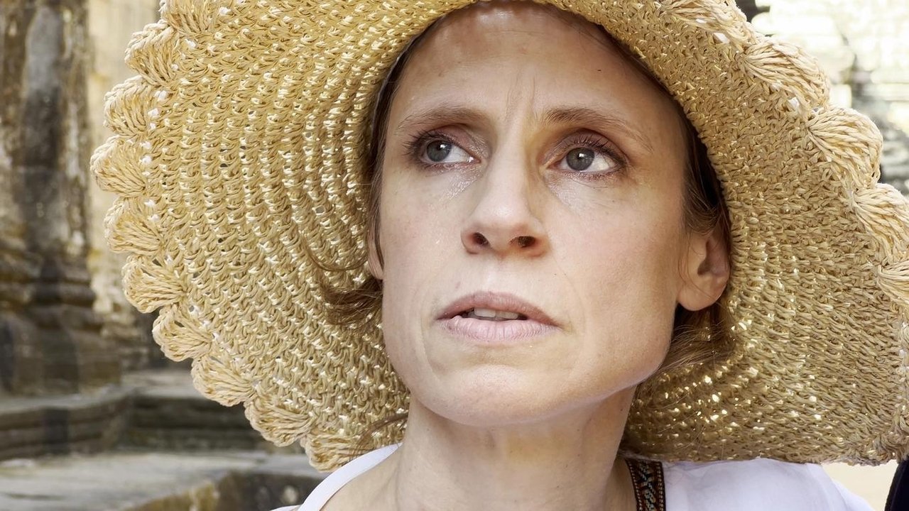 Angkor, Cambodia: Damiana backdrop