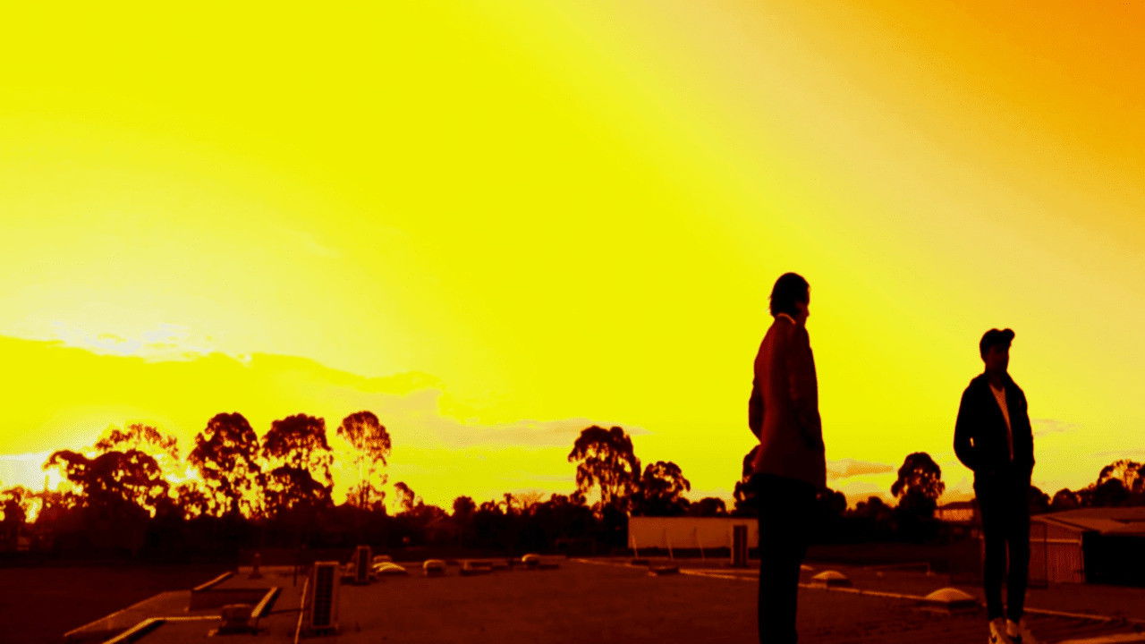 The Man in Red backdrop