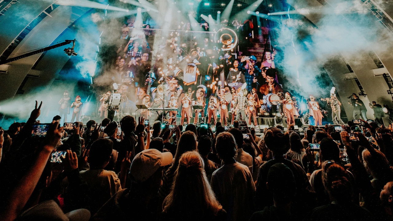 AJR: Live from the Hollywood Bowl backdrop