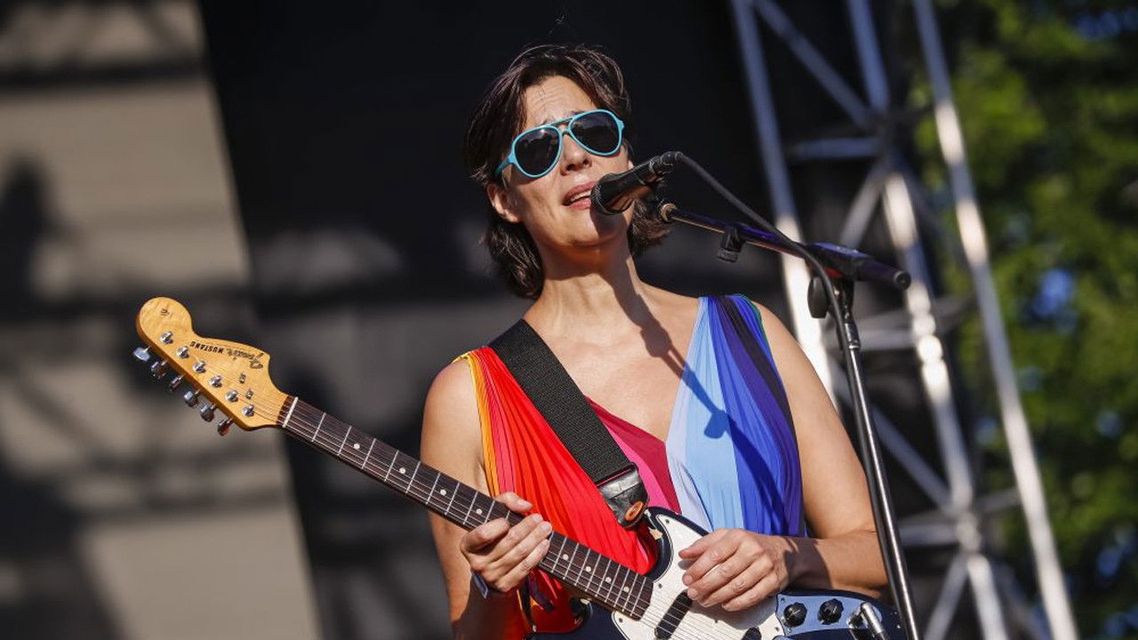 Stereolab: Pitchfork Music Festival 2019 backdrop