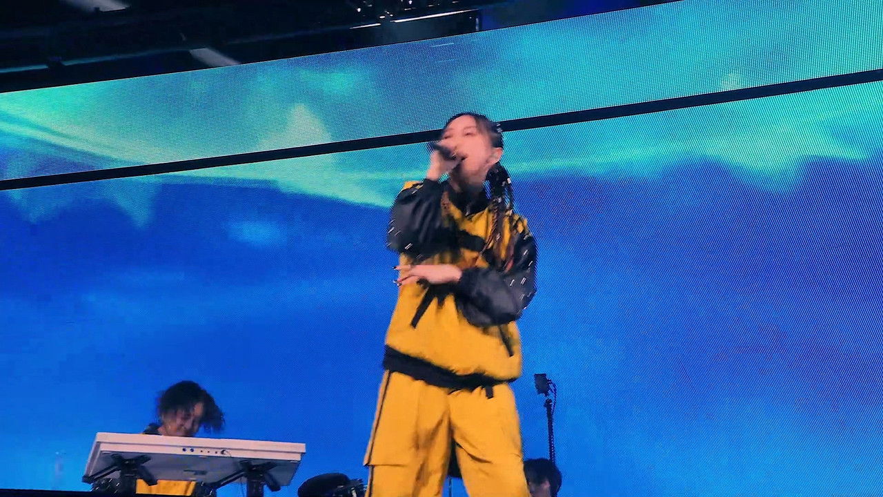 Yoasobi Arena Tour "Denkōsekka" Day1 backdrop