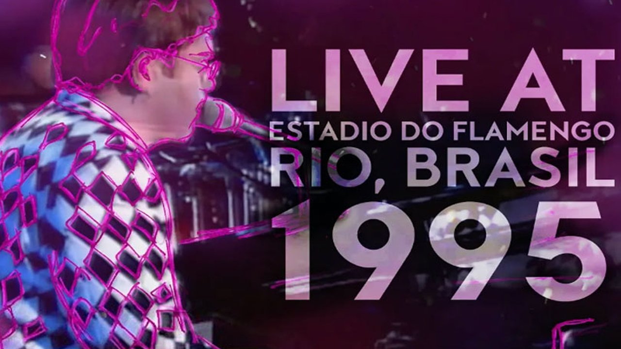 Elton John - Estadio Do Flamengo, Rio, Brasil 1995 backdrop