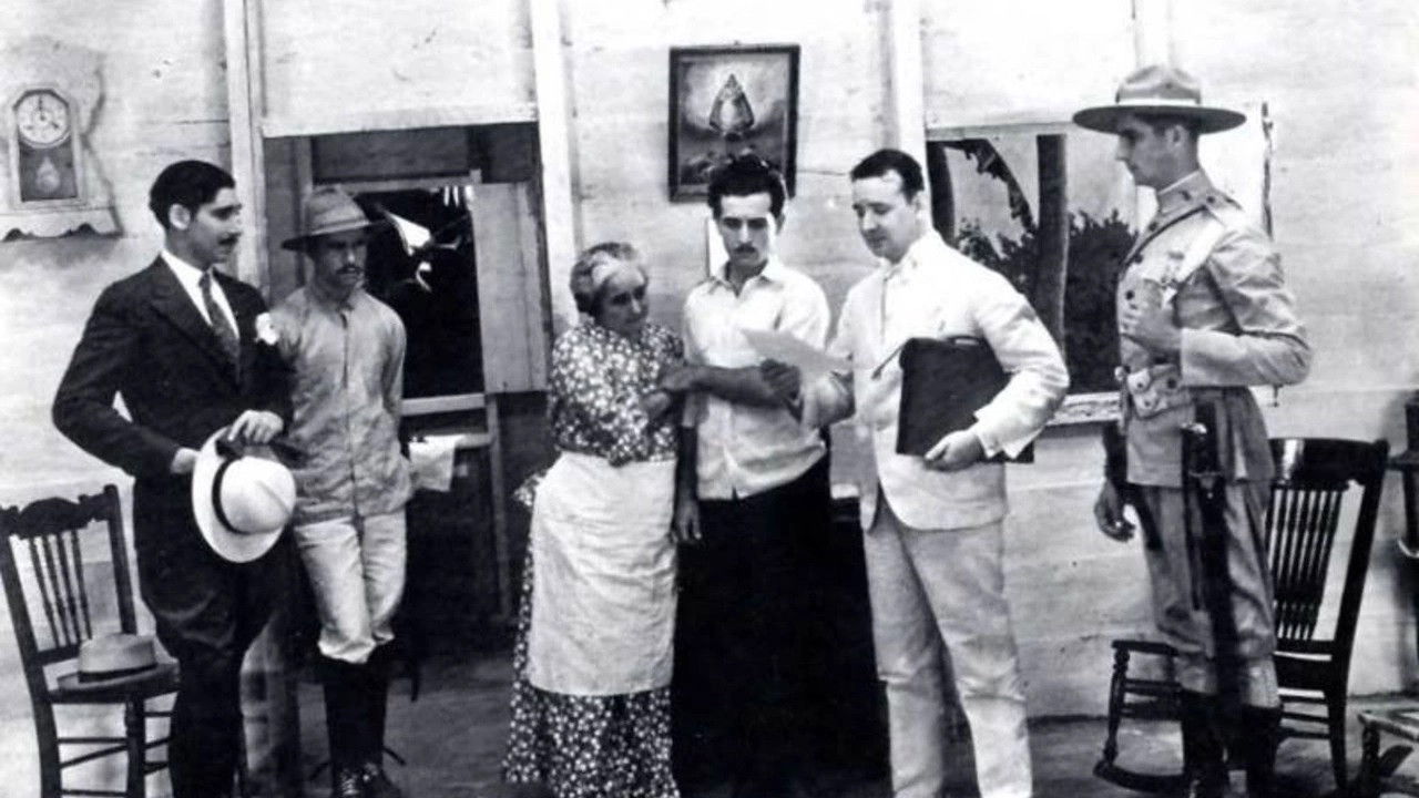 The Virgin of Charity backdrop