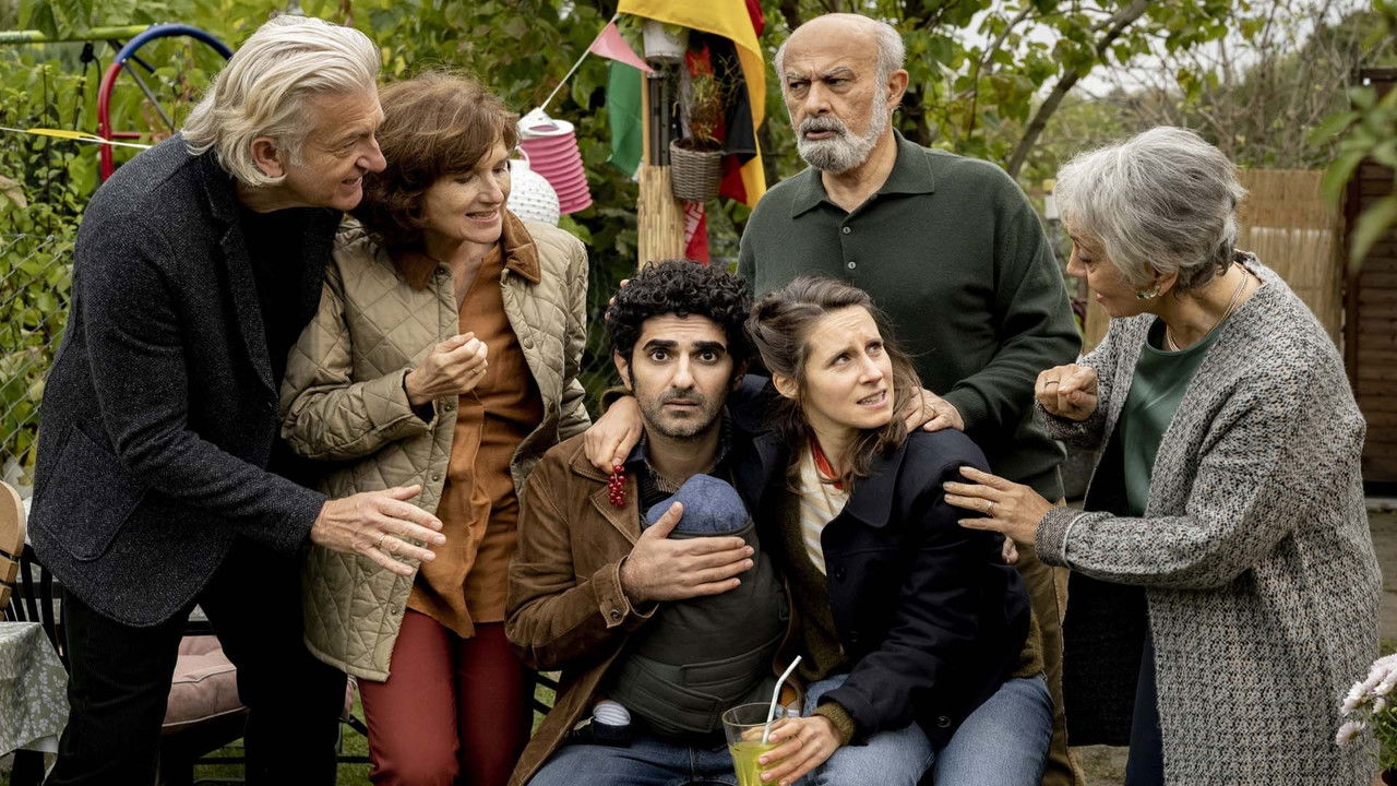 Familie ist ein Fest - Taufalarm backdrop