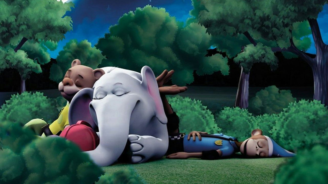 Venskabsbyen - Halloween-hurlumhej backdrop