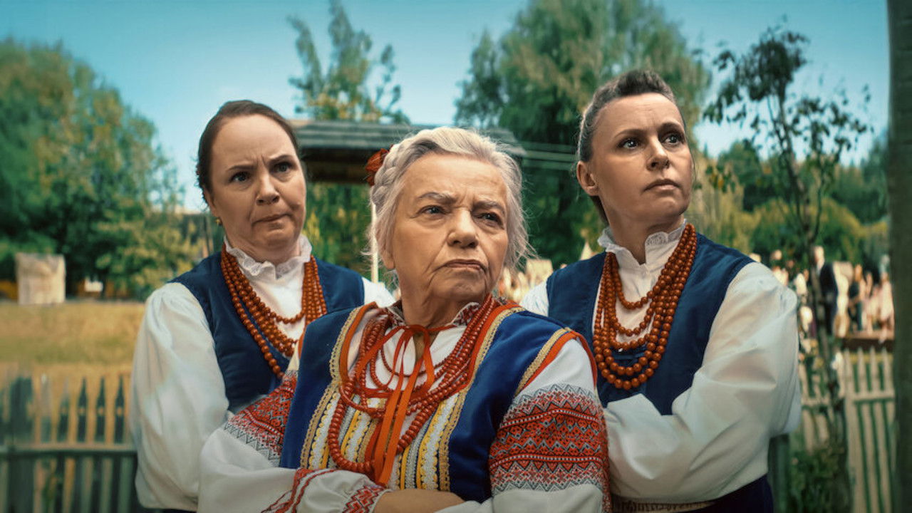 It Takes a Village backdrop