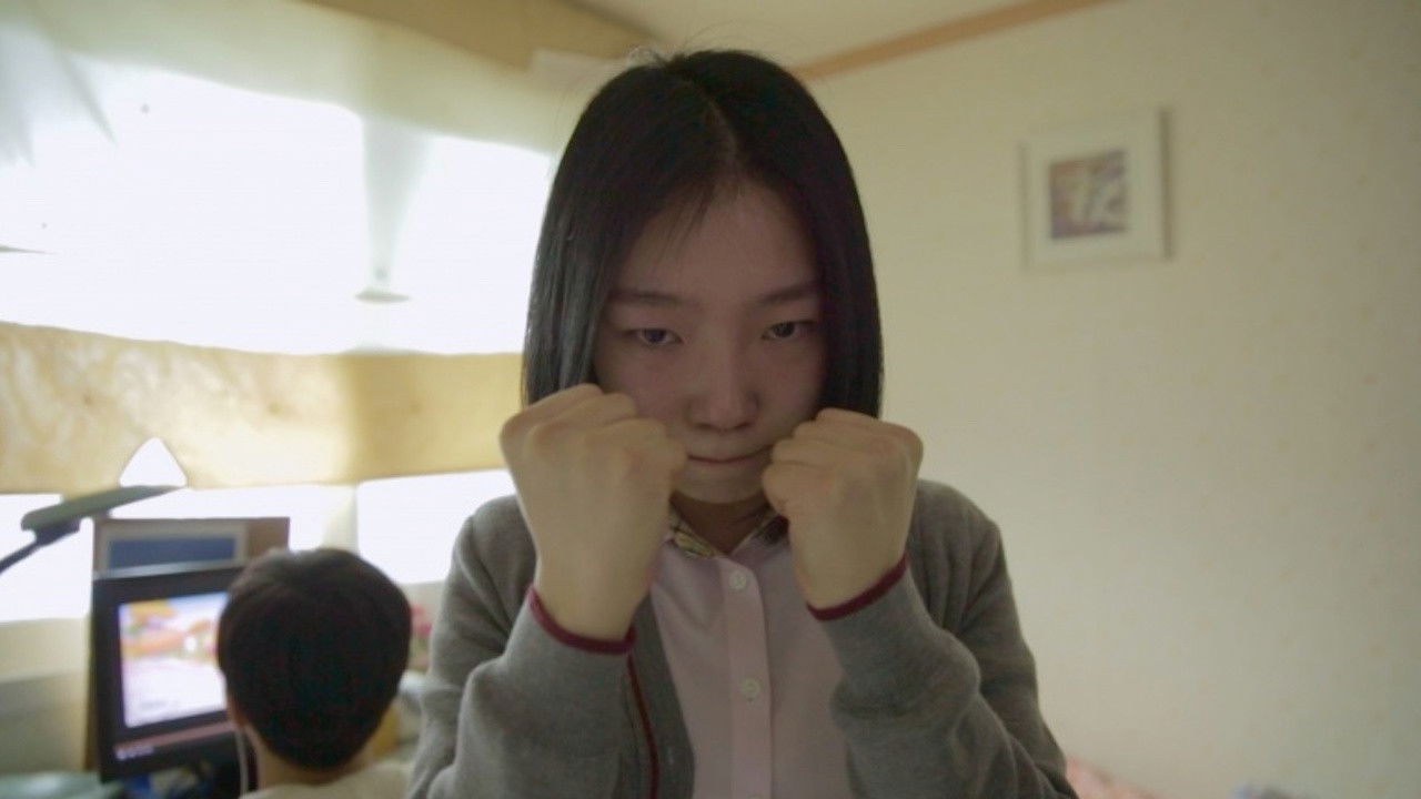 Girl at the Door backdrop