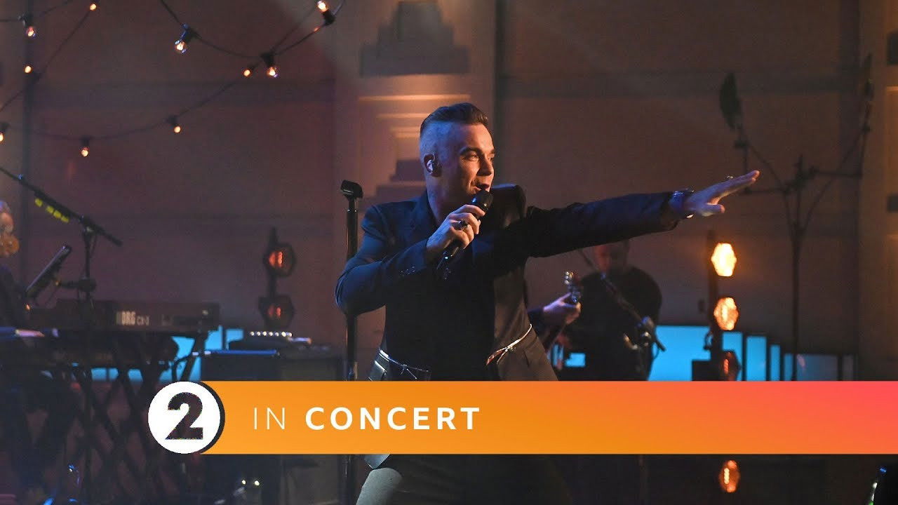 Robbie Williams : Radio 2 In Concert, BBC Radio Theatre, London, UK (Nov 29, 2019) backdrop