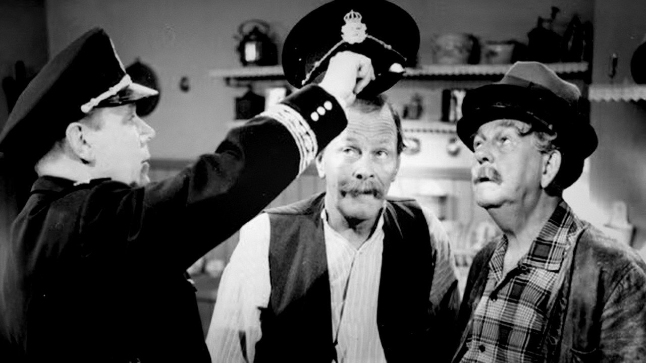 Åsa-Nisse som polis backdrop