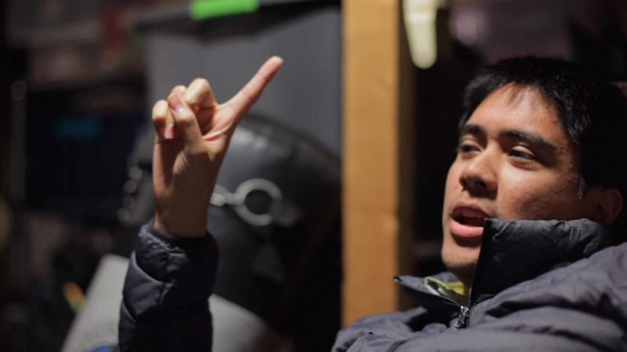 A Funny Thing Happened on New Years backdrop