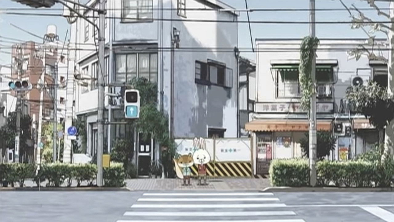 Paper Rabbit Rope backdrop