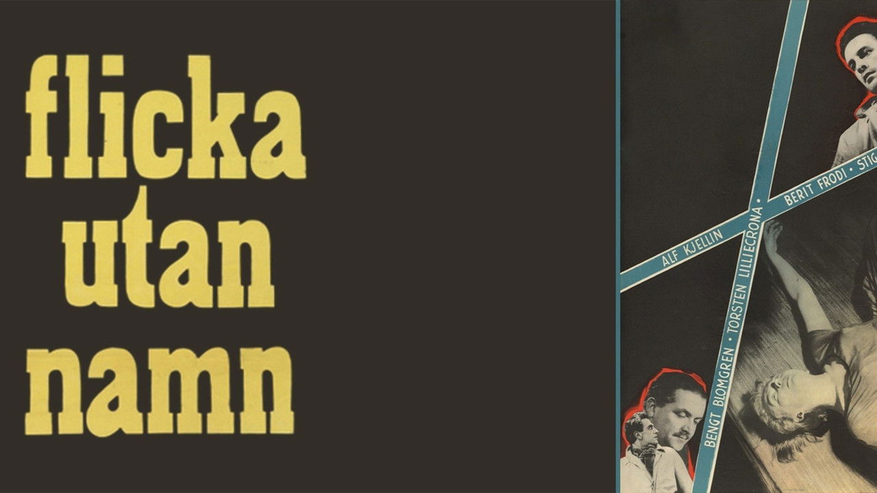 Flicka utan namn backdrop