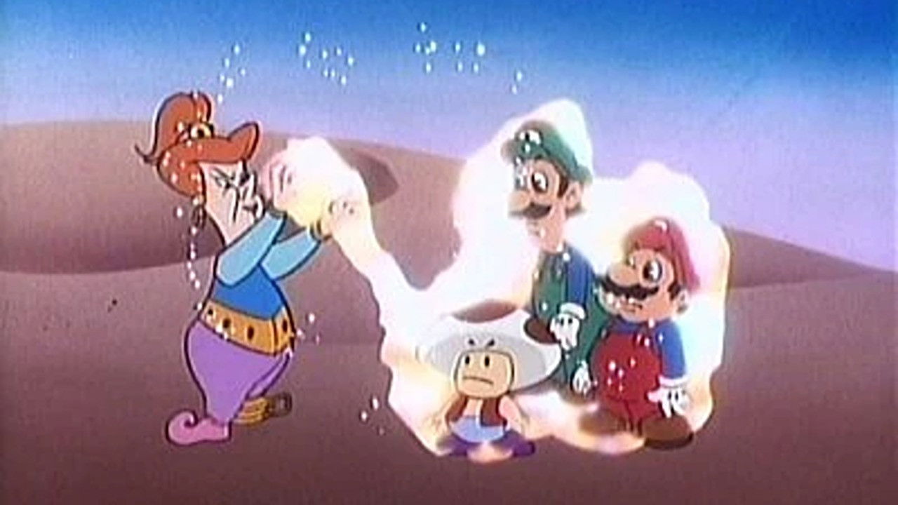 Mario's Magic Carpet backdrop