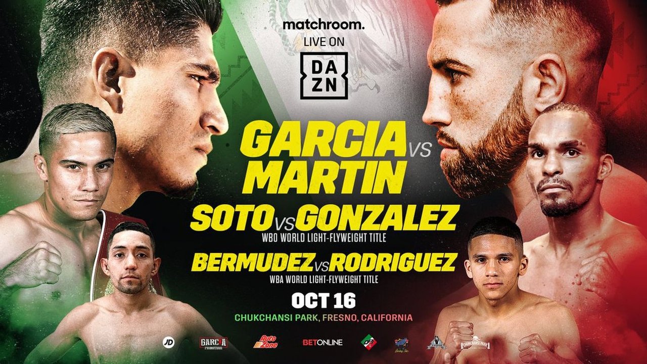 Mikey Garcia vs. Sandor Martin backdrop