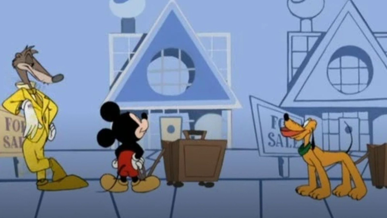 Mickey’s Mechanical House backdrop