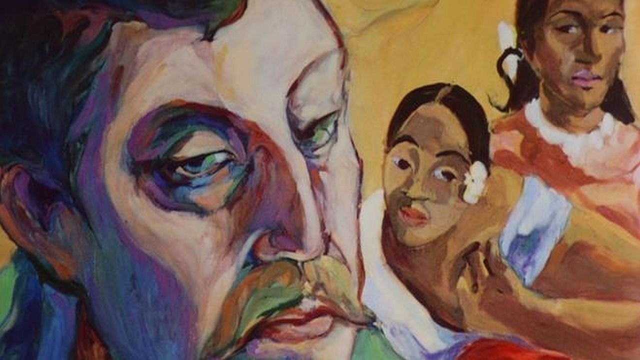 Mona Lisa Descending a Staircase backdrop