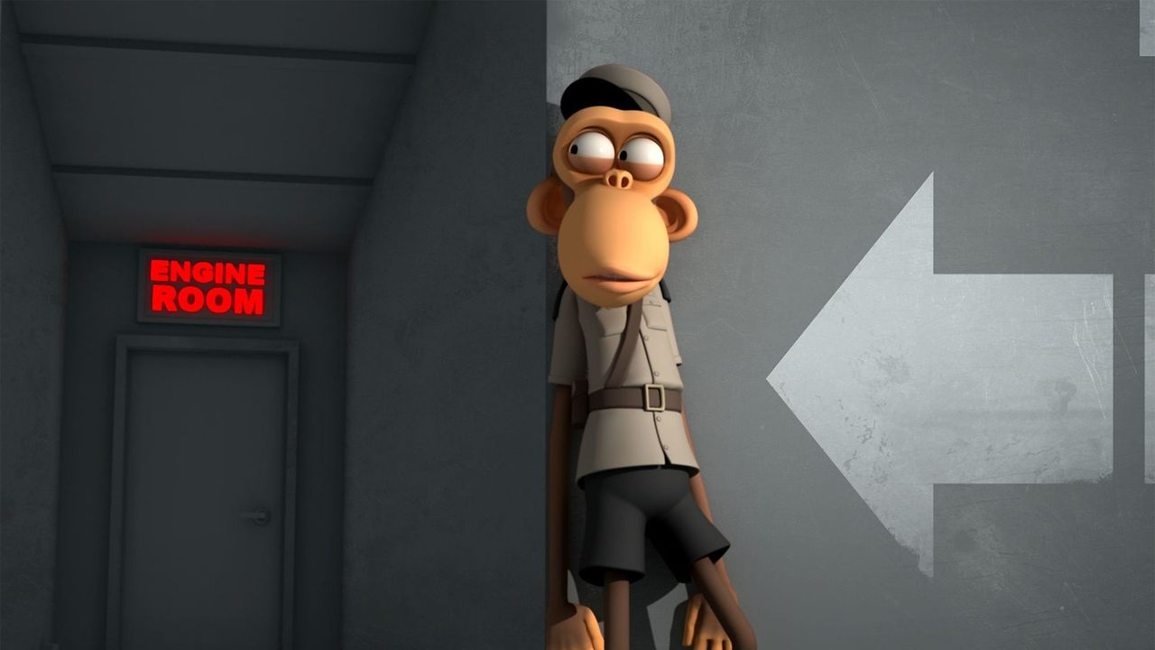 Primates of the Caribbean backdrop